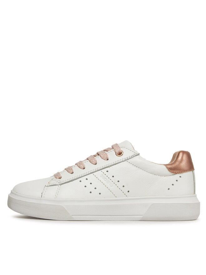 Geox Sneakersy Geox J Nettuno Girl J45GCB 08554 C1Z8W S Biały