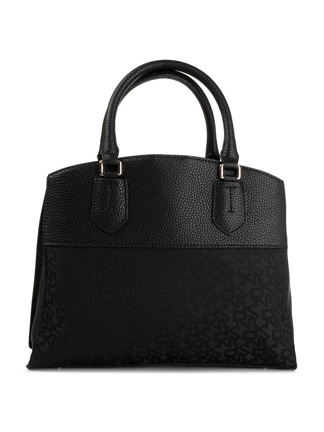 DKNY Handtasche DKNY Noho Md Trpl Compt Satchel Logo R91DFA75 Schwarz