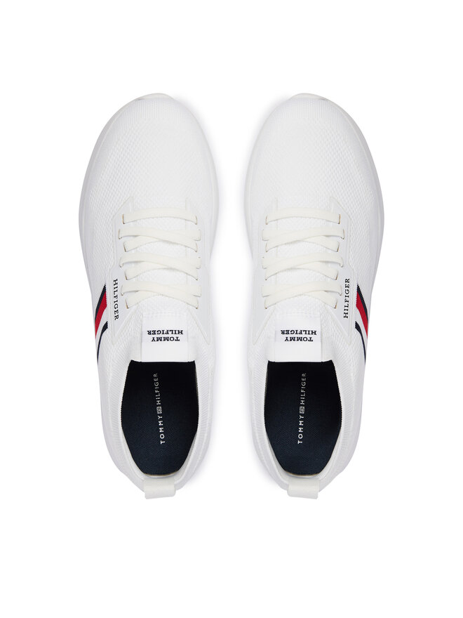 Tommy Hilfiger Sneakers Tommy Hilfiger Lightweight Knitted Runner FM0FM05756 Weiß