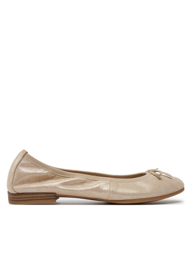 Tamaris Baleriny Tamaris 1-22116-41 Złoty