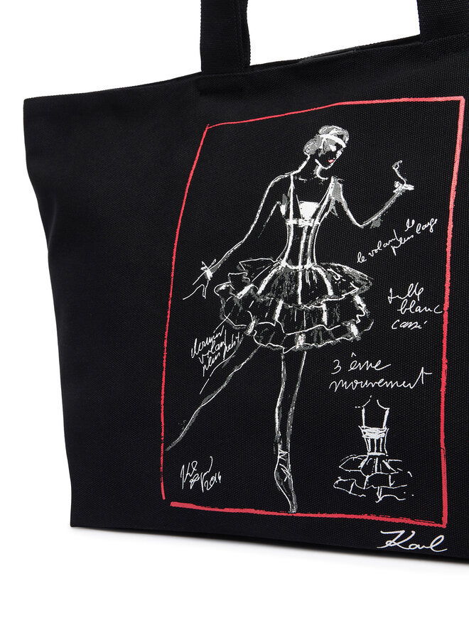 KARL LAGERFELD Handtasche KARL LAGERFELD B3W50060 Schwarz