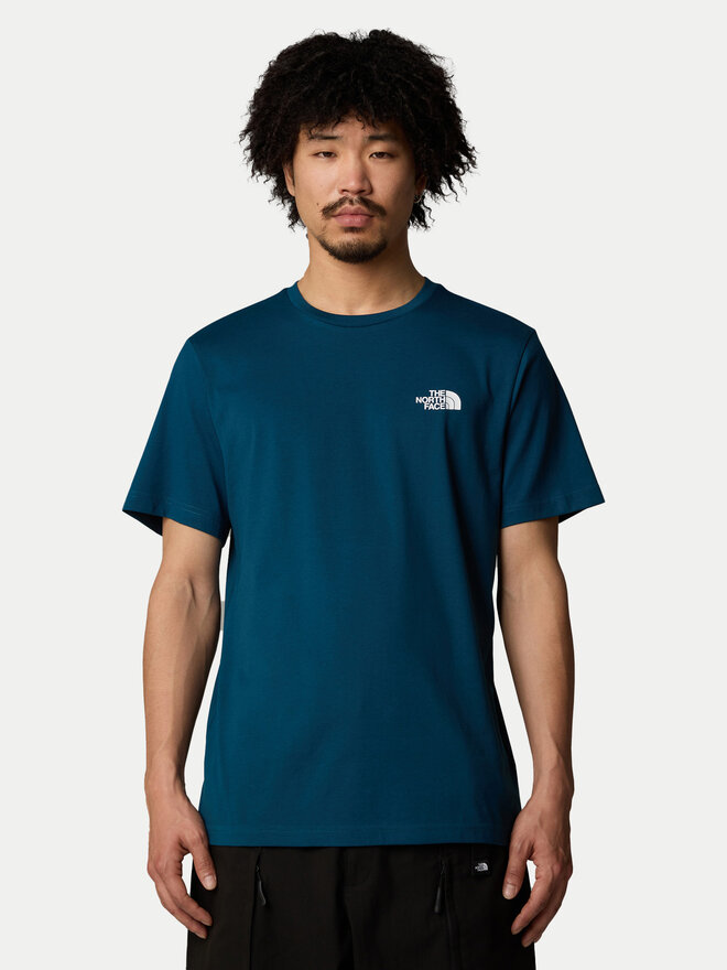 The North Face The North Face Marškinėliai Simple Dome NF0A87NG Tamsiai mėlyna Regular Fit