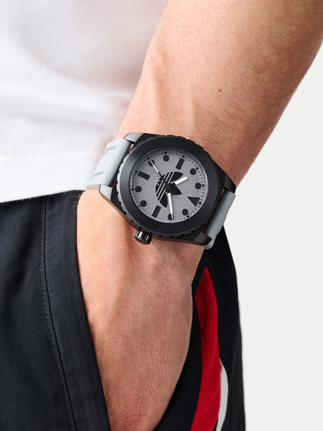 adidas Ρολόι adidas Discoverer One AOSY25023 Μαύρο