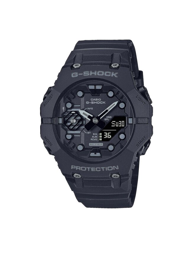 New all black g shock watch store