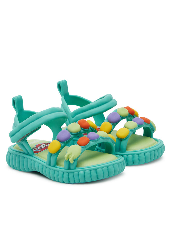 Melissa Sandały Melissa Mini Melissa Create + Play Doh Bb M 35989 Zielony