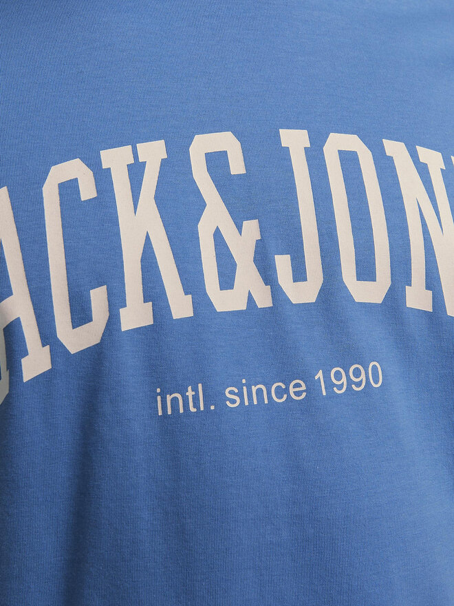Jack&Jones Jack&Jones Marškinėliai Josh 12236514 Mėlyna Relaxed Fit