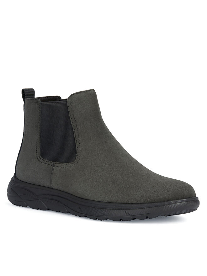Geox Kotníková obuv s elastickým prvkem Geox U Portello U36E1A 022EK C6372 Hnědá