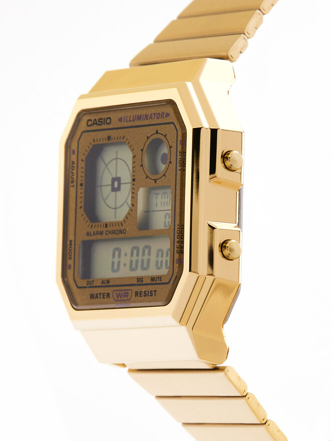 Casio Laikrodis Casio A130WEG-9AEF Auksinė