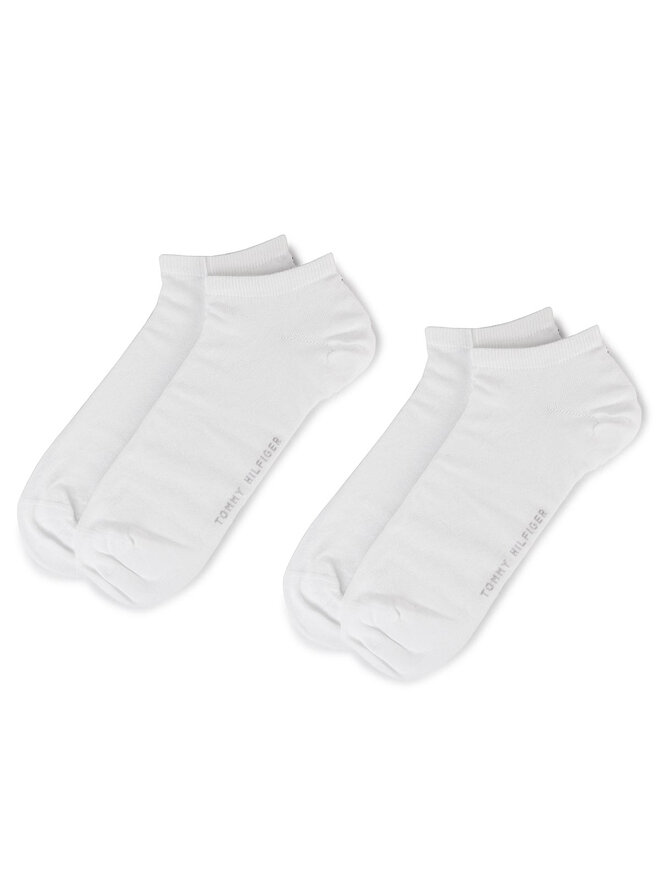 Tommy Hilfiger Vyriškų trumpų kojinių komplektas (2 poros) Tommy Hilfiger 342023001 Balta