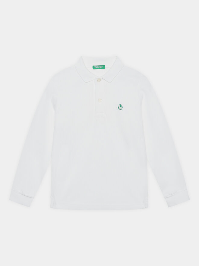 United Colors Of Benetton United Colors Of Benetton Polo marškinėliai 3089C300Z Balta Regular Fit