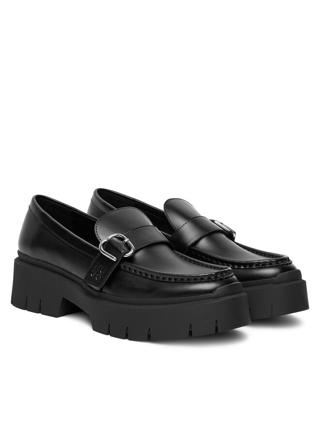 HUGO Loafers HUGO 50548196 Negru