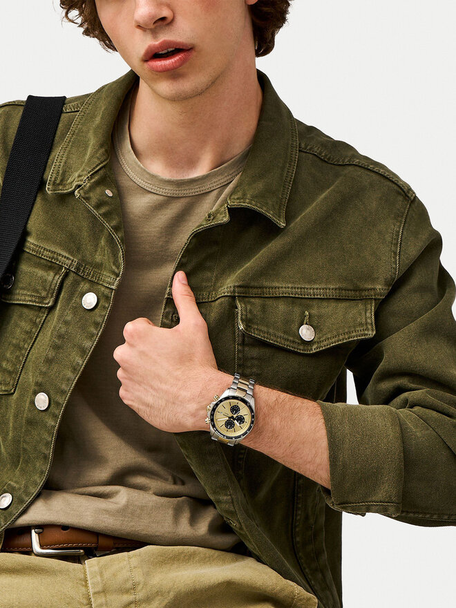 Fossil Годинник Fossil Autocross FS6126 Срібний