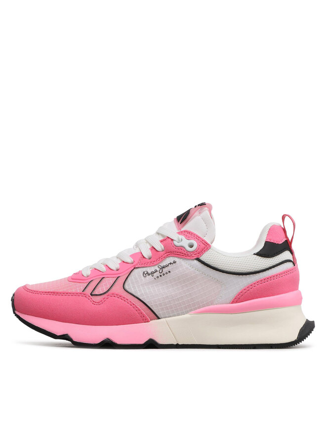 Pepe Jeans Sneakers Pepe Jeans Brit Pro Neon W PLS31460 Rosa
