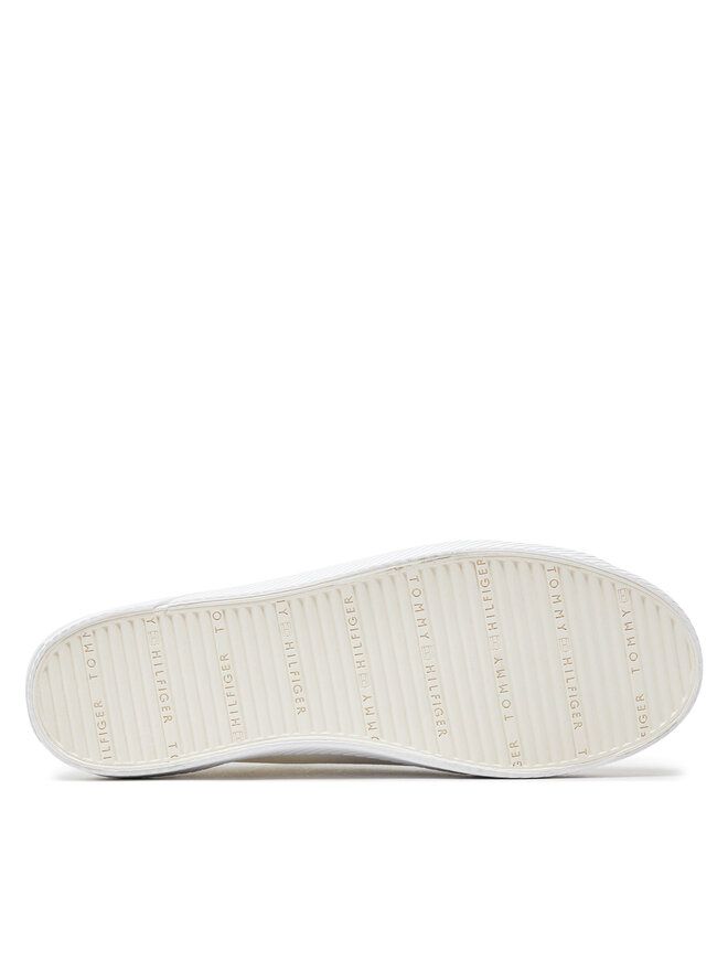 Tommy Hilfiger Πάνινα παπούτσια Tommy Hilfiger Vulc Canvas Sneaker FW0FW08063 Λευκό