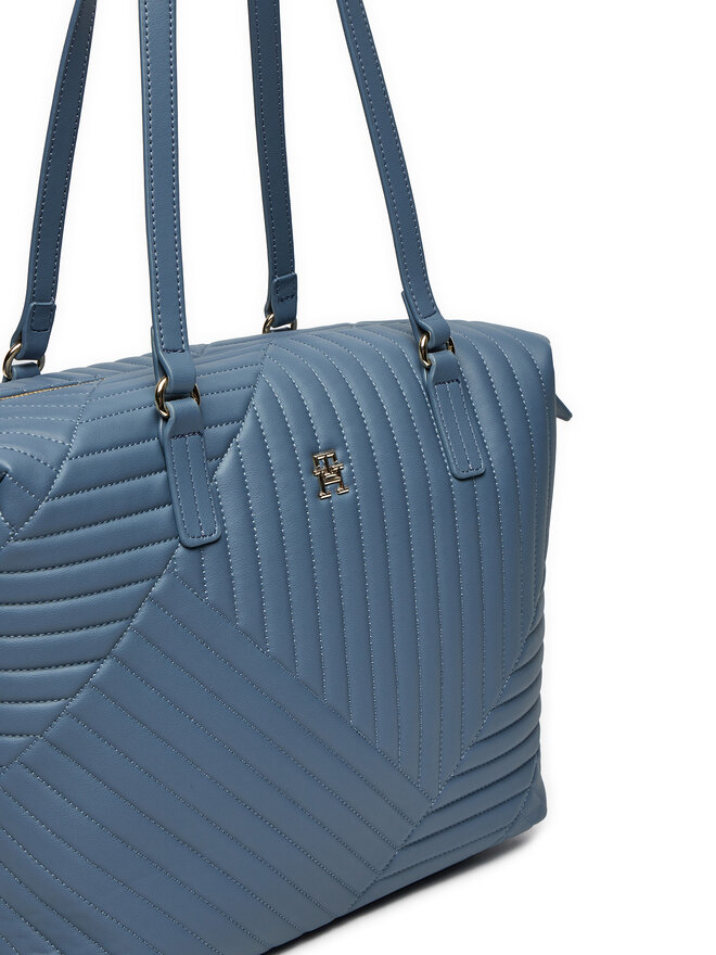 Tommy Hilfiger Táska Tommy Hilfiger Poppy Reform Tote Qu AW0AW17013 Kék