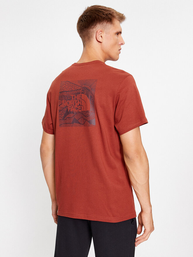 The North Face The North Face Marškinėliai Redbox Celebration NF0A7X1K Ruda Regular Fit