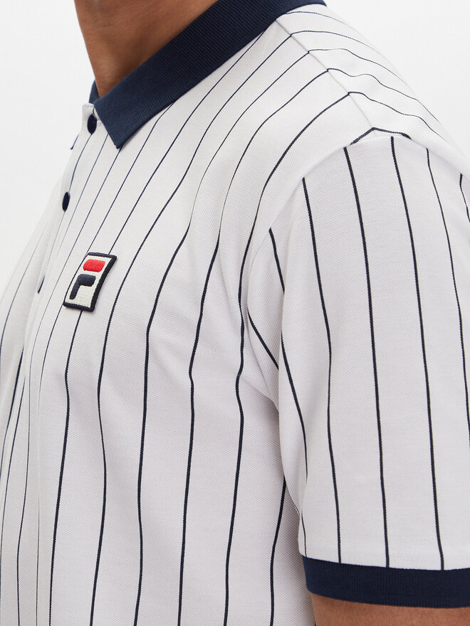Fila Fila Poloshirt Linter FAM0923 Weiß Regular Fit