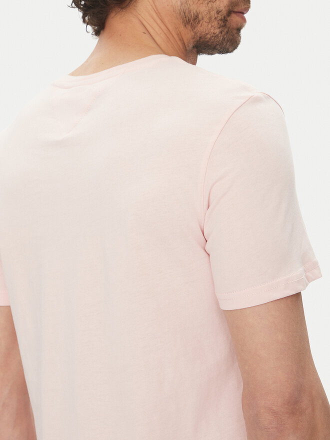 Tommy Jeans Tommy Jeans Marškinėliai Jaspe DM0DM20364 Rožinė Slim Fit