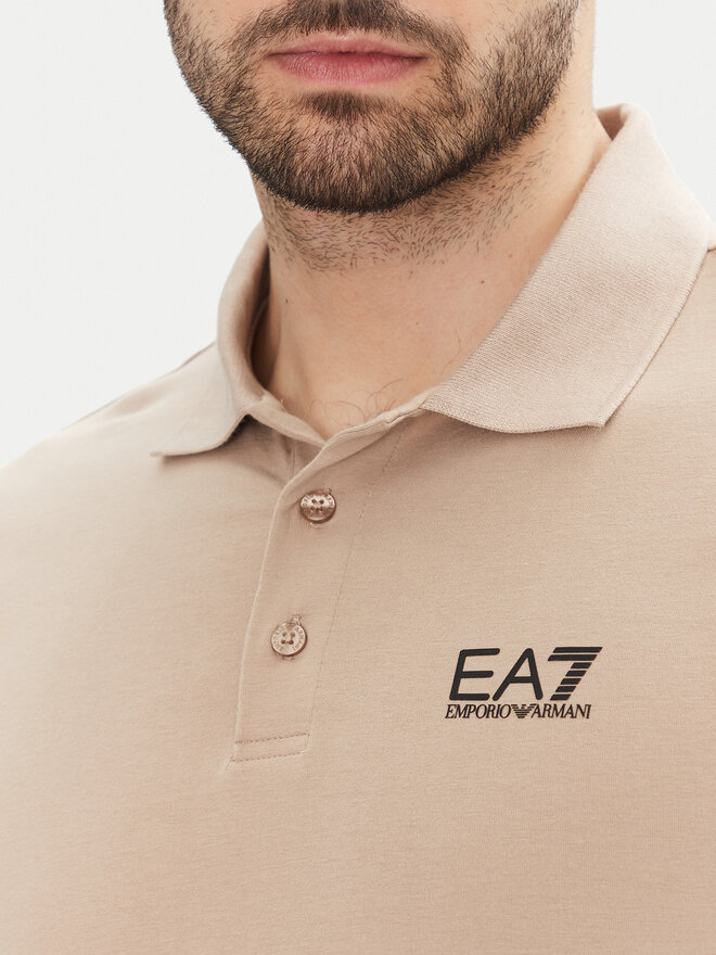 EA7 Emporio Armani EA7 Emporio Armani Poloshirt 8NPF14 PJVQZ U6155 Beige Regular Fit