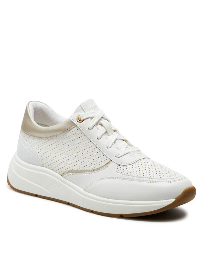 Geox Sneakersy Geox D Cristael D45MXD 054AJ C1327 Biela