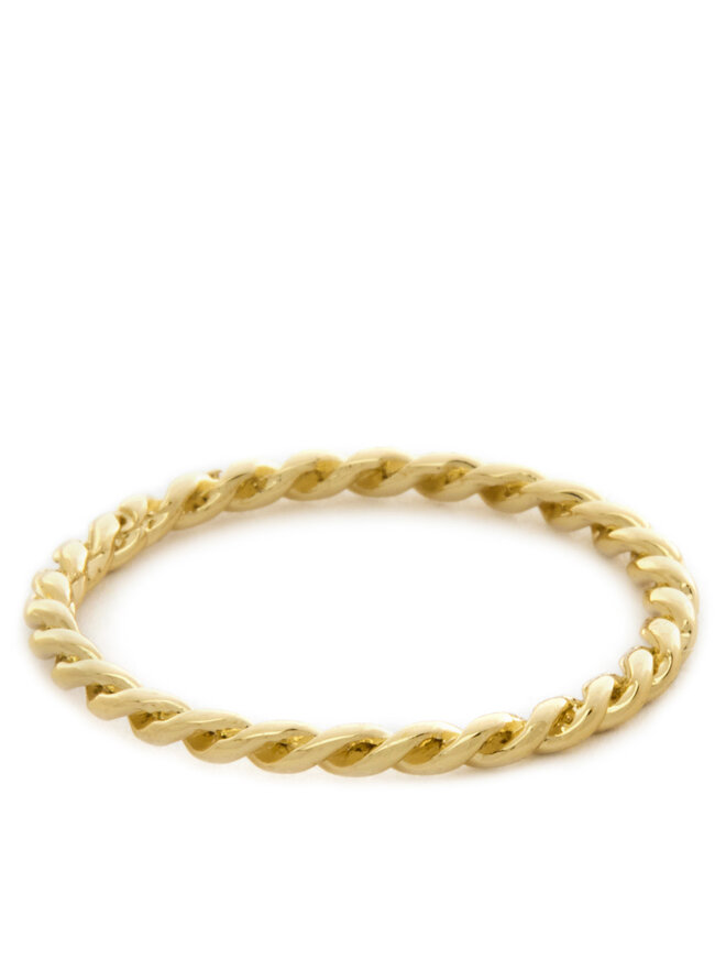 Pieces Set prstena Pieces 17146764 Zlatna