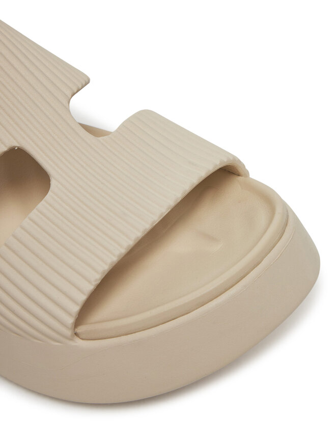 Crocs Şlapi Crocs Getaway Groove Platform HStrap 210701 Bej