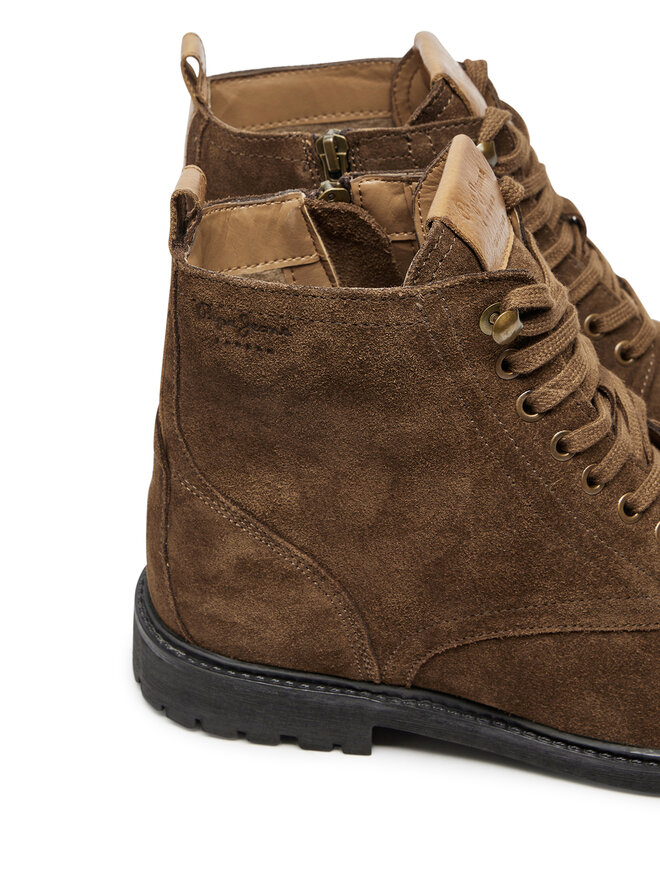 Pepe Jeans Trzewiki Pepe Jeans PMS50247 Brązowy