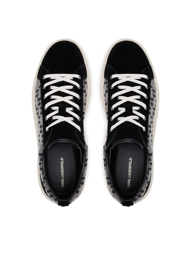 KARL LAGERFELD Sneakersy KARL LAGERFELD Flint II KL53323 Czarny