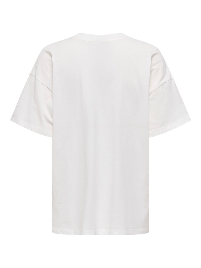 ONLY ONLY Camiseta Vivvi 15346761 Blanco Regular Fit