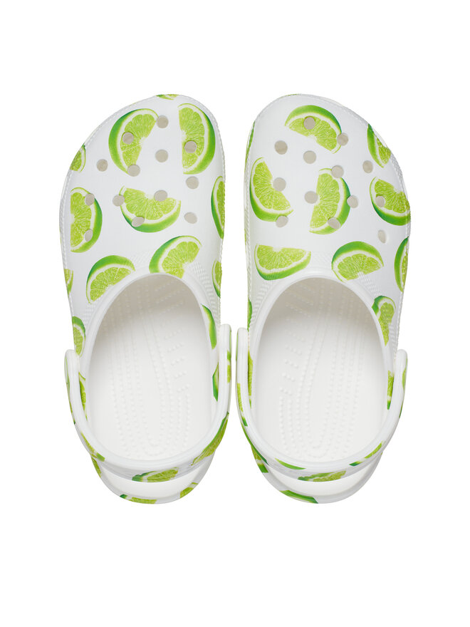 Crocs Παντόφλες Crocs Classic Fresh Fruits Clog 211008 Λευκό