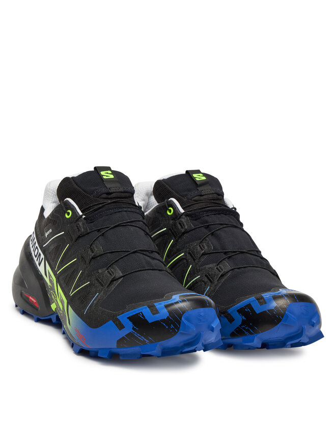 Salomon Pantofi pentru alergare Salomon Speedcross 6 Gore-Tex Fan Fire L47832200 Negru