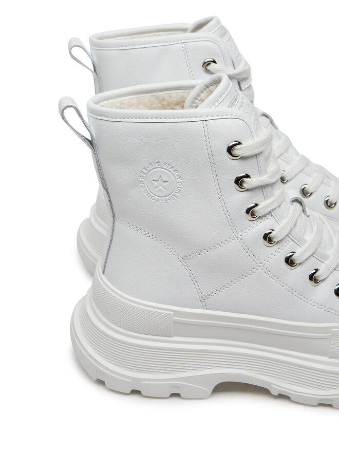 Big Star Shoes Botki Big Star Shoes OO274A598 Biały