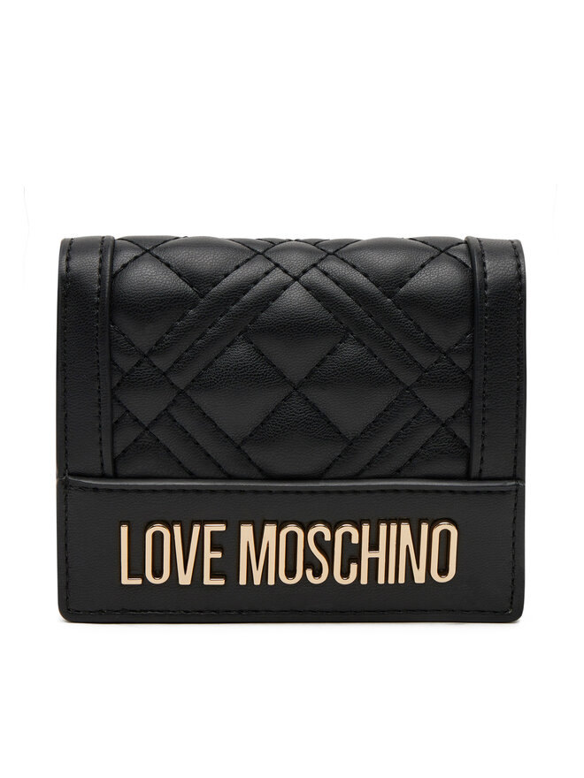 LOVE MOSCHINO Malá dámská peněženka LOVE MOSCHINO JC5601PP1MLA0000 Černá