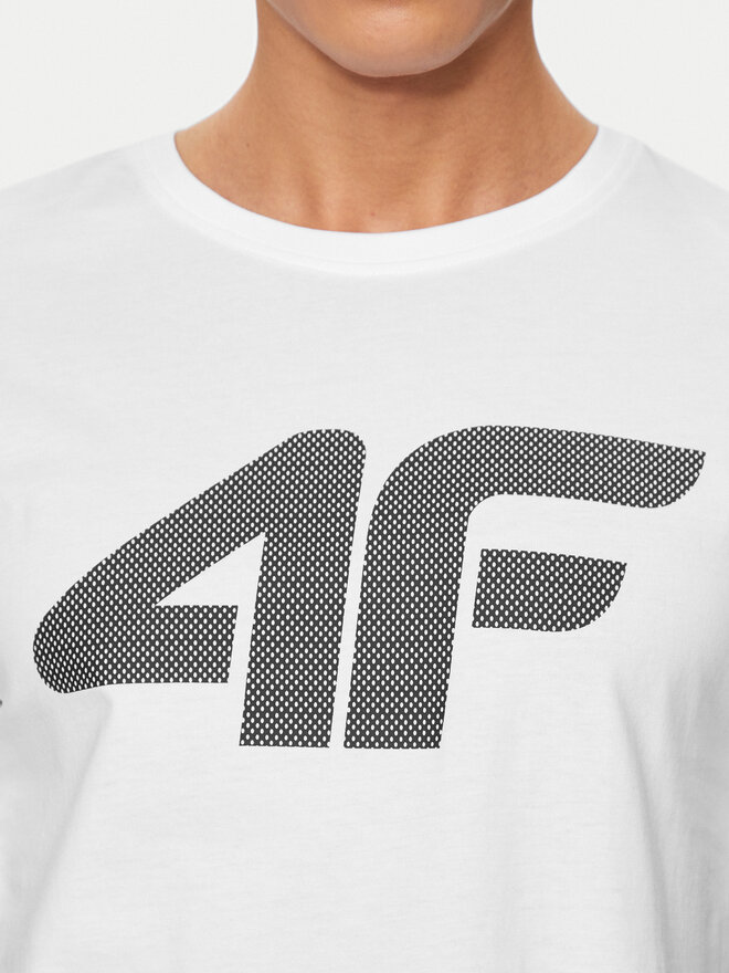 4F 4F Футболка 4FWSS24TTSHM1155 Білий Regular Fit