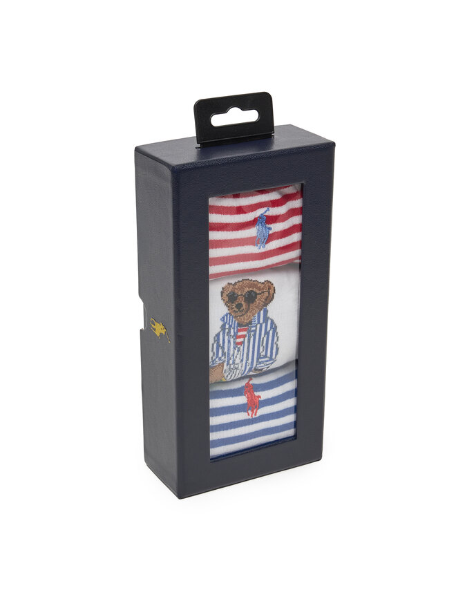 Polo Ralph Lauren Sada 3 párů dámských vysokých ponožek Polo Ralph Lauren 455972027001 Béžová