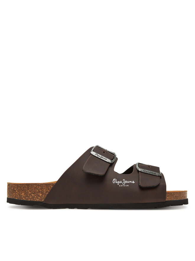 Pepe Jeans Klapki Pepe Jeans PMS90108 Brązowy