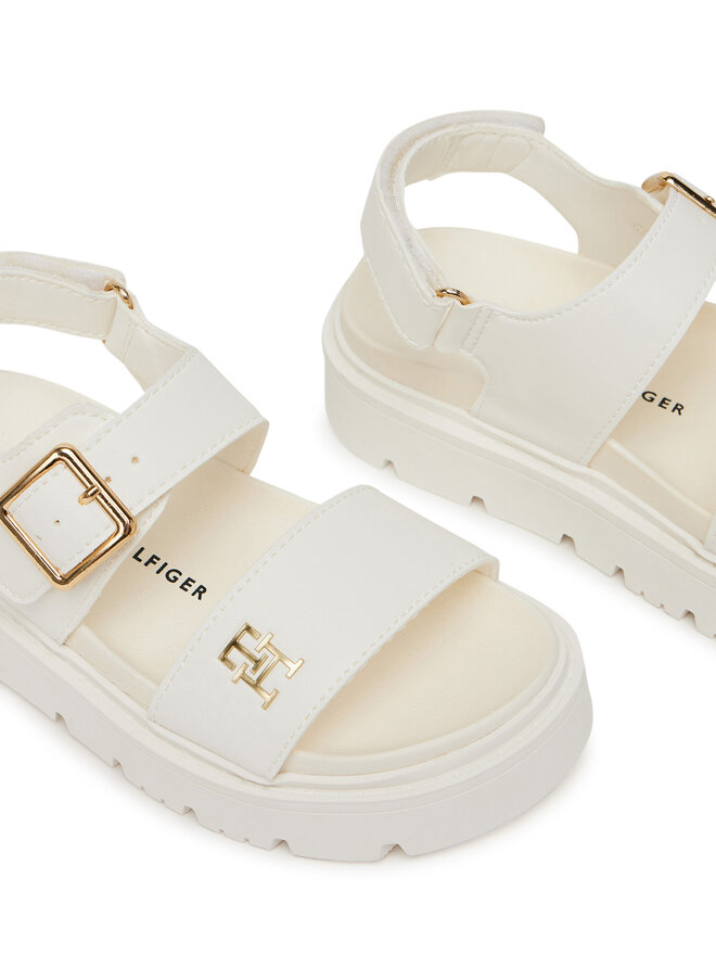 Tommy Hilfiger Sandalen Tommy Hilfiger T3A2-33785-0326 M Écru
