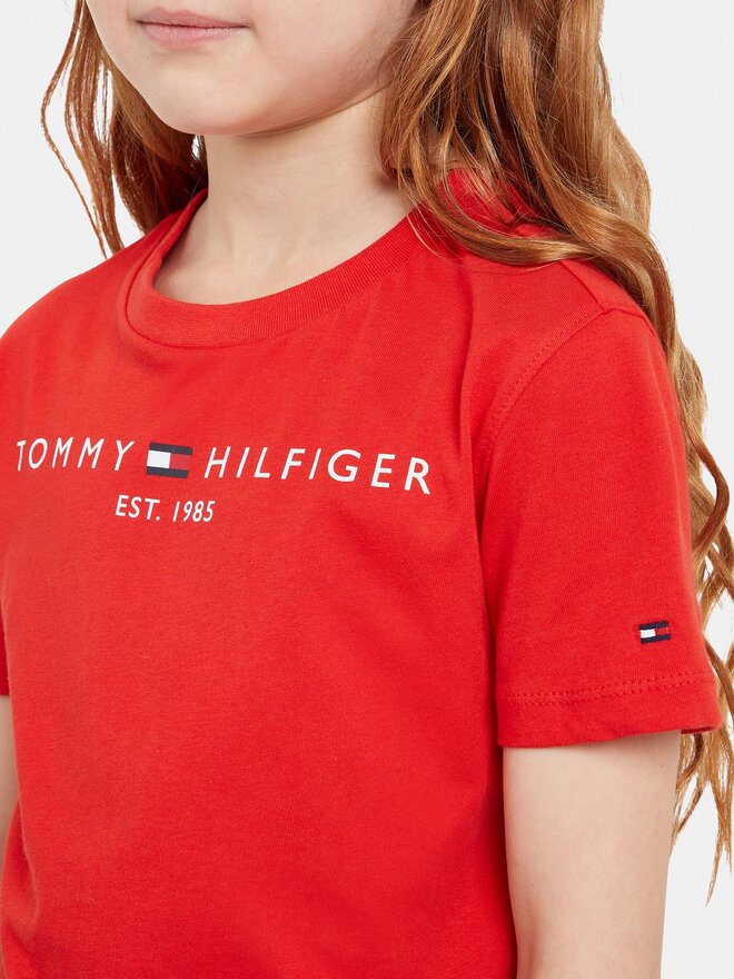 Tommy Hilfiger Tommy Hilfiger Marškinėliai Essential KS0KS00210 S Raudona Regular Fit