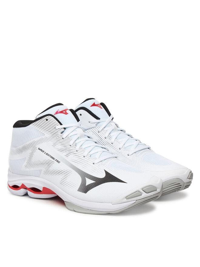 Mizuno Взуття у спортзал Mizuno Wave Lightning Pro Mid V1GA2665 59 Білий