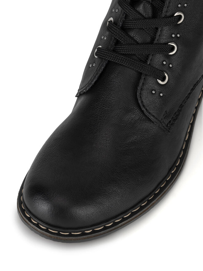 Rieker Μποτάκια Rieker 71218-00 Μαύρο