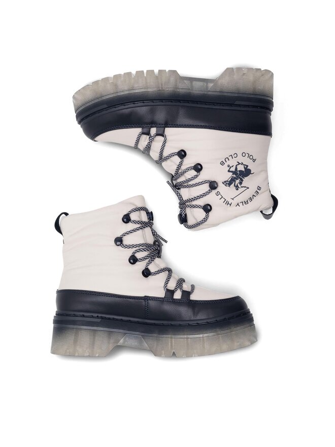 Beverly Hills Polo Club Schnürstiefeletten Beverly Hills Polo Club WS12888-01 Weiß
