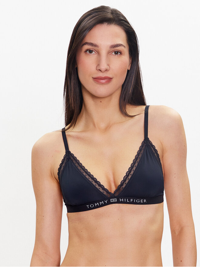 Tommy Hilfiger Tommy Hilfiger Bralette melltartó UW0UW04242 Sötétkék