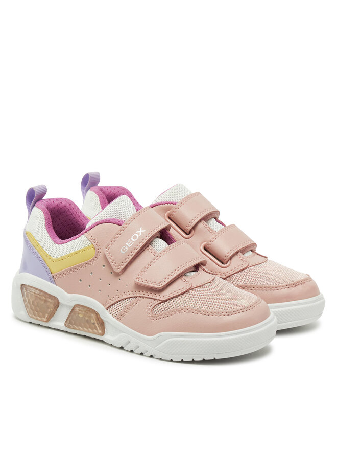 Geox Sneakersy Geox J Illuminus J55HPA 0ASBU C8206 D Růžová