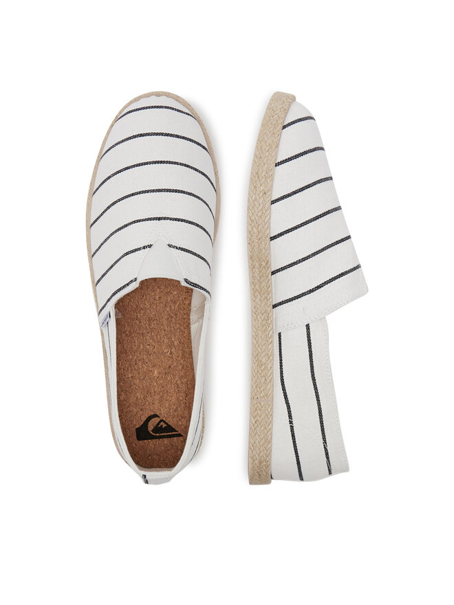 Quiksilver Espadryle Quiksilver WAVESTRIDE-01 Biały