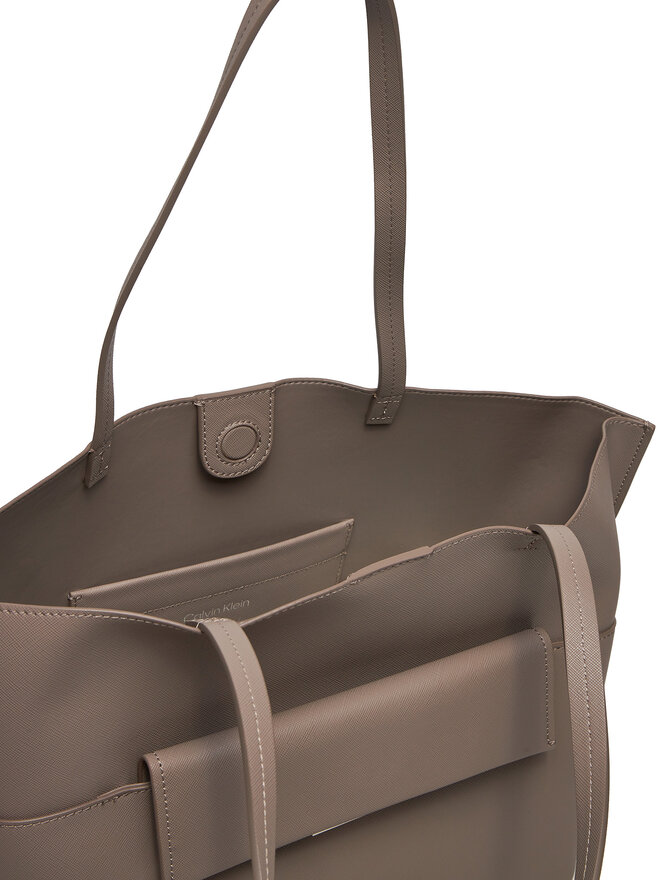 Calvin Klein Kabelka Calvin Klein Linear K60K612556 Béžová