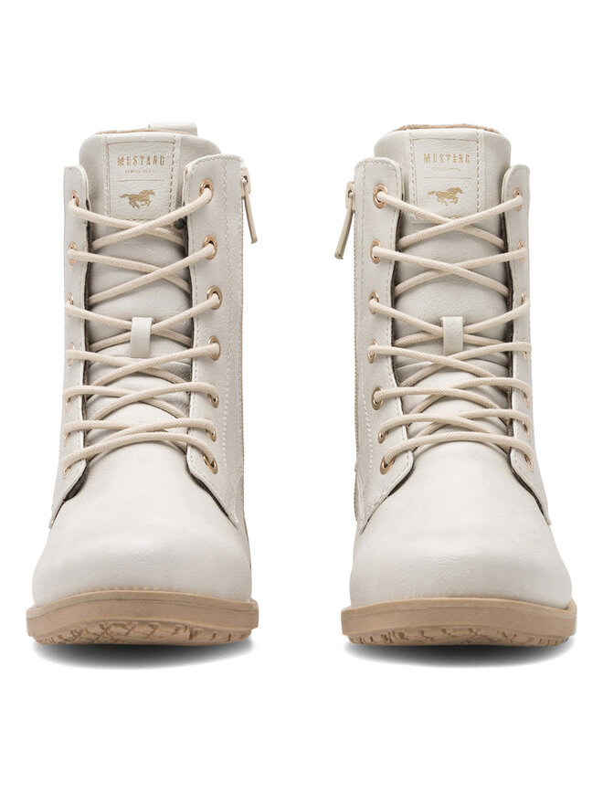 Mustang Botine Mustang 1402-502 Alb
