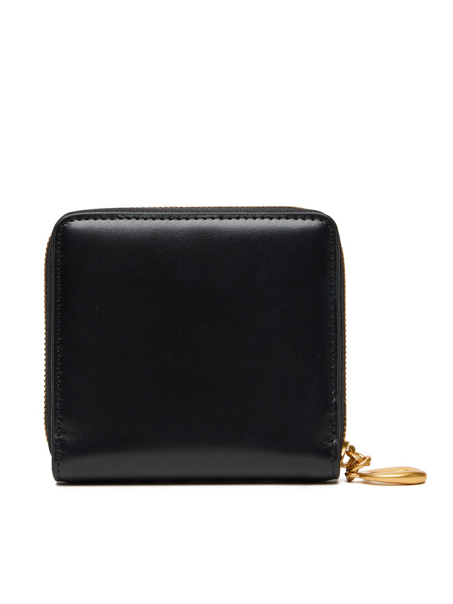 Calvin Klein Majhna ženska denarnica Calvin Klein Hardware Square Zip Around LV04F1044G Črna