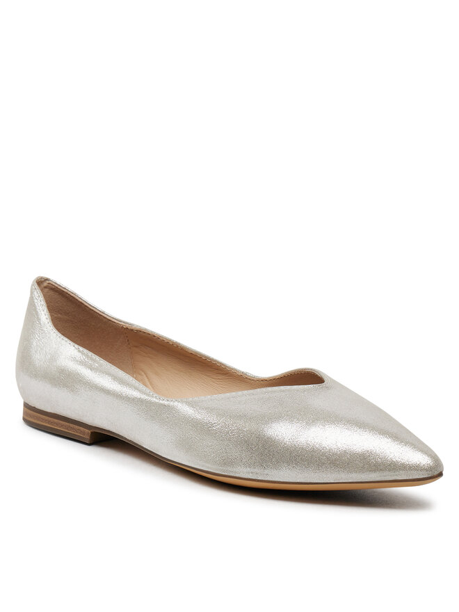 Caprice Balerinke Caprice 9-22110-42 Srebrna