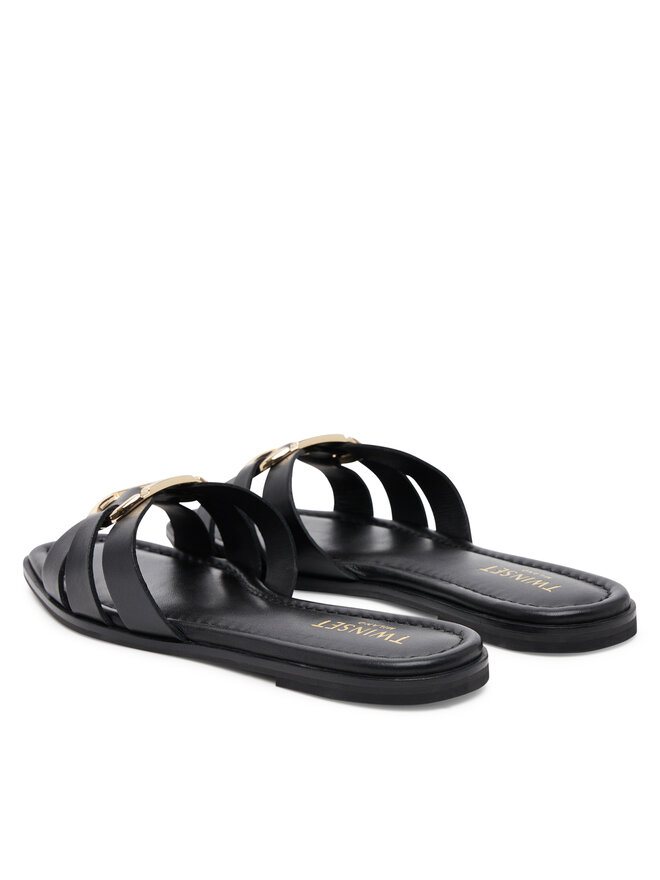 TWINSET Παντόφλες TWINSET 251TGT090 Μαύρο