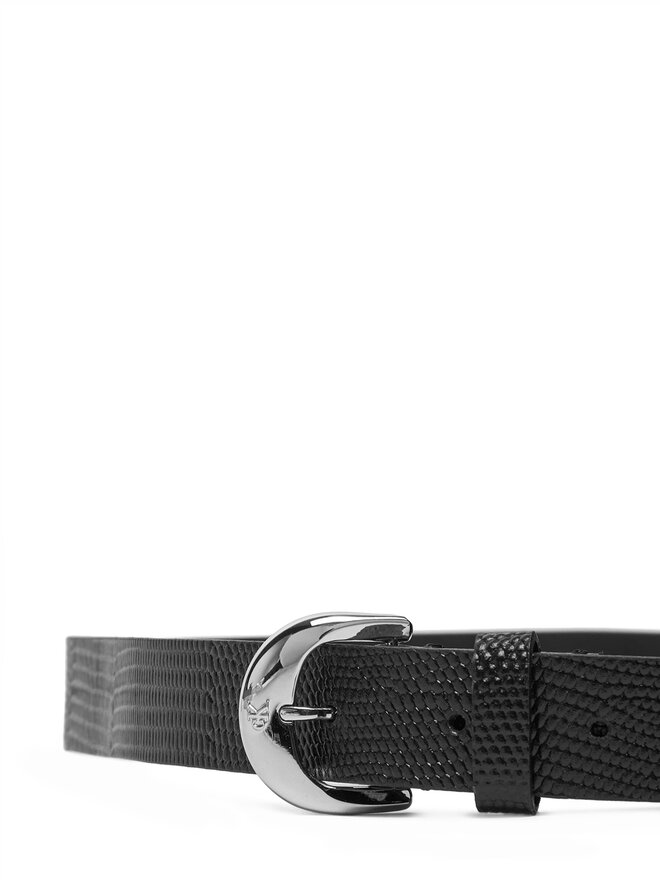 Calvin Klein Ζώνη Γυναικεία Calvin Klein Classic Buckle Lizard Emboss 25Mm LV04F7041G Μαύρο